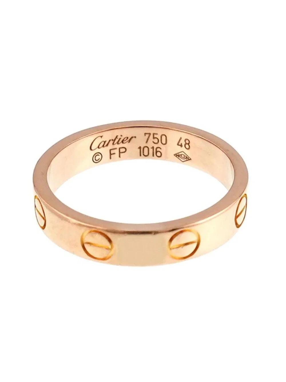 Cartier Mini Love 48 Ring 18k PG Pink Gold 750